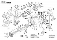 Bosch 0 603 171 642 PSB 1000-2 RE Percussion Drill 230 V / GB Spare Parts PSB1000-2RE